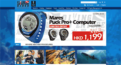 Desktop Screenshot of divinghk.com